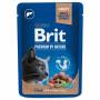 BRIT Premium Chunks in Gravy with Liver for Sterilised Cats