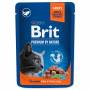 BRIT Premium Chunks in Gravy with Salmon for Sterilised Cats