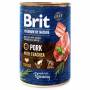 Konzerva BRIT Premium by Nature Pork with Trachea 400 g