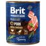 Konzerva BRIT Premium by Nature Pork with Trachea 800 g