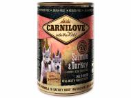 Konzerva CARNILOVE Wild Meat Salmon & Turkey for puppies