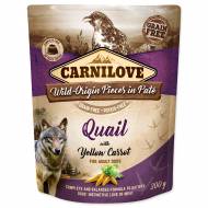 Kapsička CARNILOVE Dog Paté Quail with Yellow Carrot