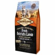 Krmivo CARNILOVE Fresh Ostrich & Lamb Excellent Digestion 6 kg