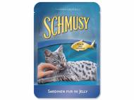 Kapsička pro kočky Schmusy Fish sardinky v želé