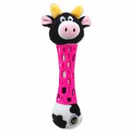 Hračka BeFUN TPR+plyš kráva puppy 17 cm