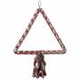 Houpačka BIRD JEWEL barevná s provazy 40 cm