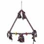 Houpačka BIRD JEWEL barevná s provazy 70 cm