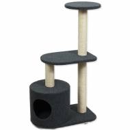 Odpočívadlo MAGIC CAT Renata 95 cm koberec šedé