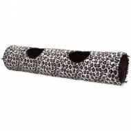 Tunel MAGIC CAT plyšový leopard 120 x 24 cm