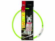 Obojek DOG FANTASY LED nylonový zelený M/L