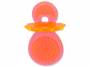 Hračka DOG FANTASY dudlík gumový oranžový 8 cm