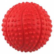 Míček DOG FANTASY basketball s bodlinami pískací mix barev 5,5cm