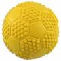 Míček DOG FANTASY fotbal s bodlinami pískací mix barev 7cm