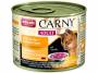 Konzerva Carny Adult hovězí, kuřecí + kachní srdíčka 200g