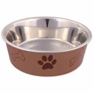 Miska TRIXIE nerezová - plastový povrch 14 cm