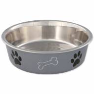 Miska TRIXIE nerezová - plastový povrch 21 cm