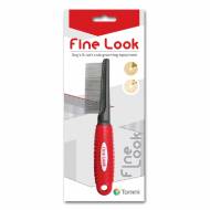 Hřeben Fine look red image hustý