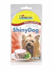 Konzerva ShinyDog kuře a jehněčí 2x85g