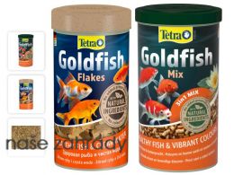 O krmivech pro zlaté rybky v jezírku Tetra GoldFish Flakes, Tetra Pond GoldFish Mix