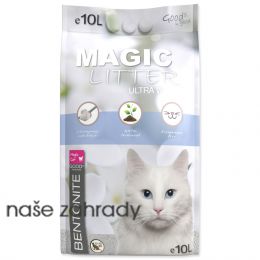 Kočkolit MAGIC LITTER Bentonite Ultra White 10 l