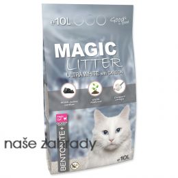 Kočkolit MAGIC LITTER Bentonite Ultra White 10 l