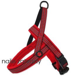 Postroj ACTIVE DOG Neoprene červený S