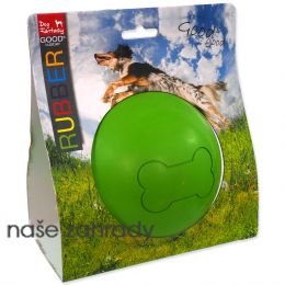 Hračka DOG FANTASY míč gumový házecí zelený 12,5 cm