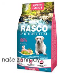 Krmivo RASCO Premium Puppy / Junior Large 3 kg