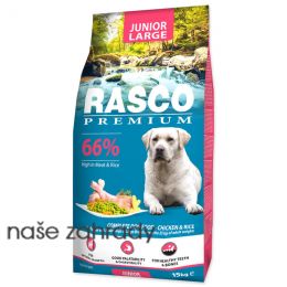 Krmivo RASCO Premium Puppy / Junior Large 15 kg
