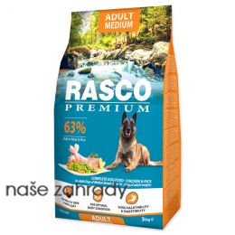 Krmivo RASCO Premium Adult Medium 3 kg