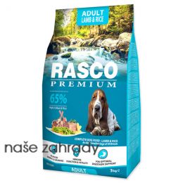 Krmivo RASCO Premium Adult Lamb & Rice 3 kg