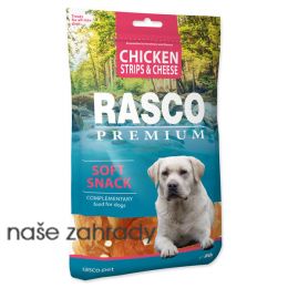 Pochoutka RASCO Premium proužky kuřecí se sýrem 80 g