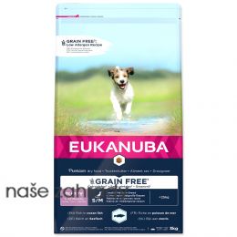 EUKANUBA Puppy & Junior Small & Medium Grain Free Ocean Fish
