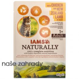Kapsička IAMS Cat Naturally with Chicken a New Zealand Lamb in Gravy
