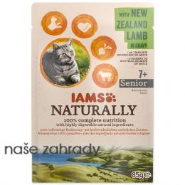 Kapsička IAMS Cat Naturally Senior with New Zealand Lamb in Gravy