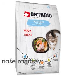 Krmivo ONTARIO Kitten Salmon 6,5 kg