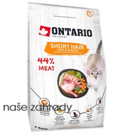 Krmivo ONTARIO Cat Shorthair 400 g