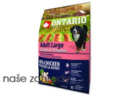 ONTARIO Adult Large Chicken & Potatoes & Herbs 2,25 kg