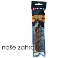 ONTARIO Rawhide Snack Braided Stick 15 cm