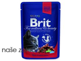 BRIT Premium Cat Beef Stew & Peas kapsička 100 g