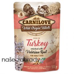 Kapsička CARNILOVE Cat Rich in Turkey enriched with Valerian Root