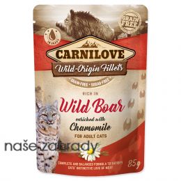 Kapsička CARNILOVE Cat Rich in Wild Boar enriched with Chamomile