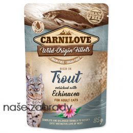 Kapsička CARNILOVE Cat Rich in Trout enriched with Echinacea