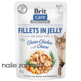 Kapsička BRIT Care Cat Pouch Choice Chicken with Cheese in Jelly