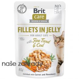 Kapsička BRIT Care Cat Pouch Trout & Cod in Jelly