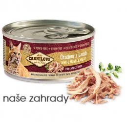 Konzerva CARNILOVE Chicken & Lamb for Adult Cats 100 g