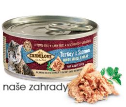 Konzerva CARNILOVE WMM Turkey a Salmon for Adult Cats