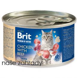 Konzerva BRIT Premium by Nature Chicken with Beef