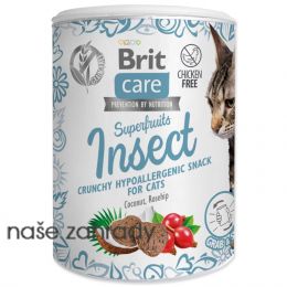 BRIT Care Cat Snack Superfruits Insect with Coconut Oil and Rosehips