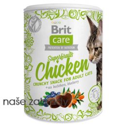BRIT Care Cat Snack Superfruits Chicken 100 g